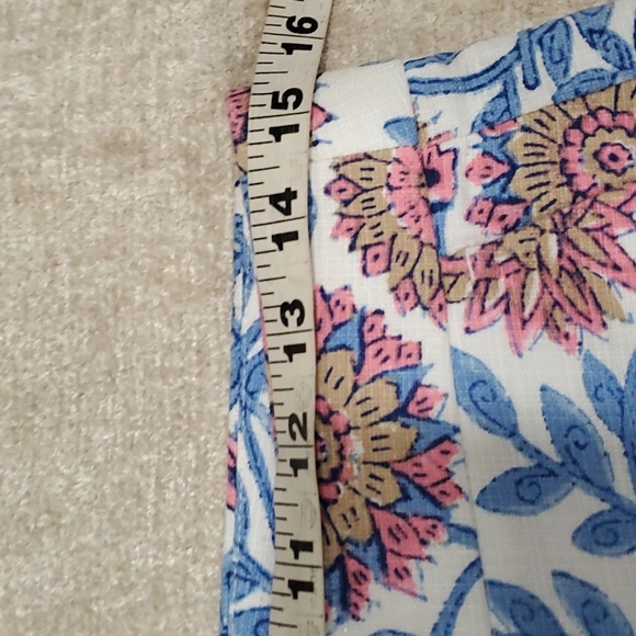 J.crew floral crop vacation pants size 6 - Picture 3 of 16